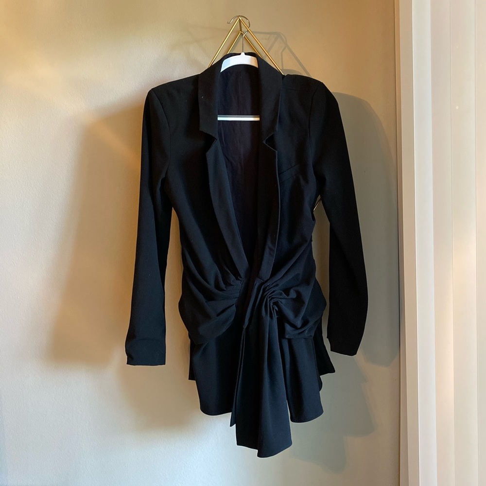 Black Blazer Mini Dress - Picture 3 of 3